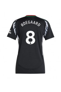 Arsenal Martin Odegaard #8 Fotballdrakt Borte Klær Dame 2024-25 Korte ermer